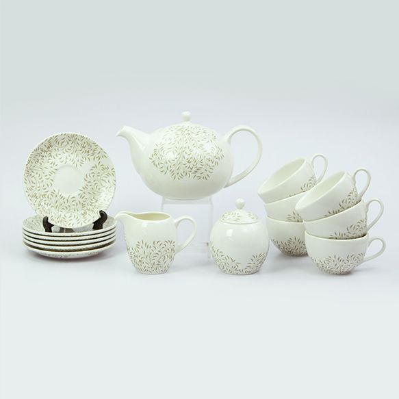 Green Leaf Tea Set | High Tech Gallery